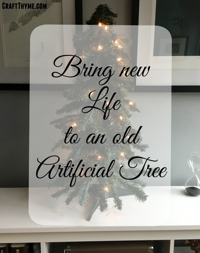 How to Thicken a Sparse Christmas Tree • Craft Thyme