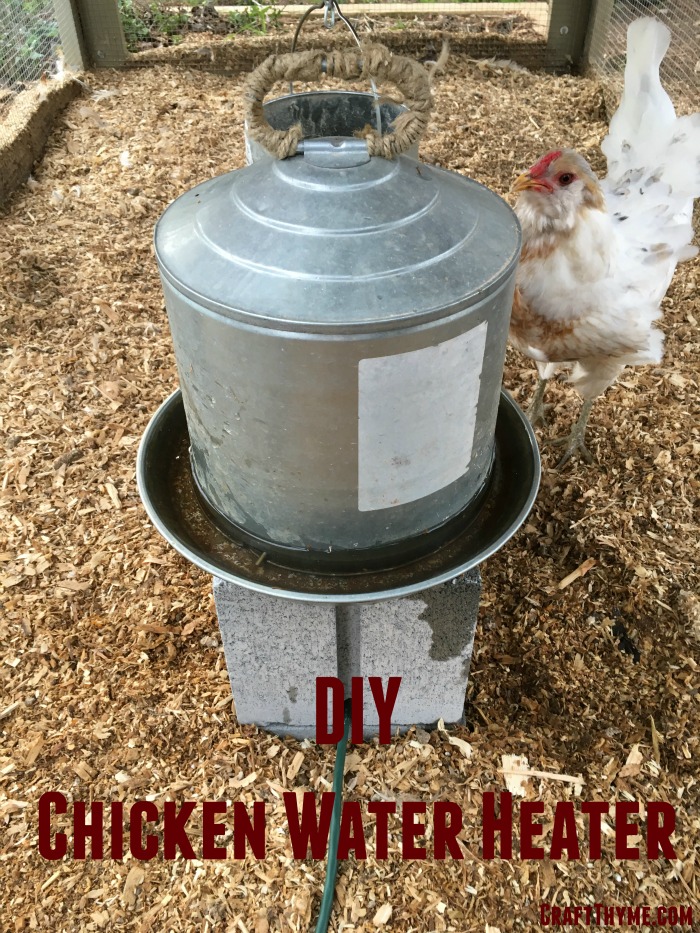 How to make a DIY water heater for your chickens