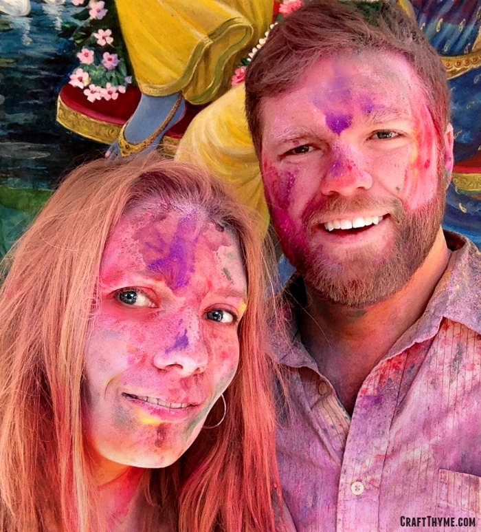 Our trip to Holi in India: Painted in Colors