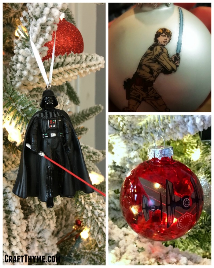 Ornaments for a Star Wars themed Christmas Tree