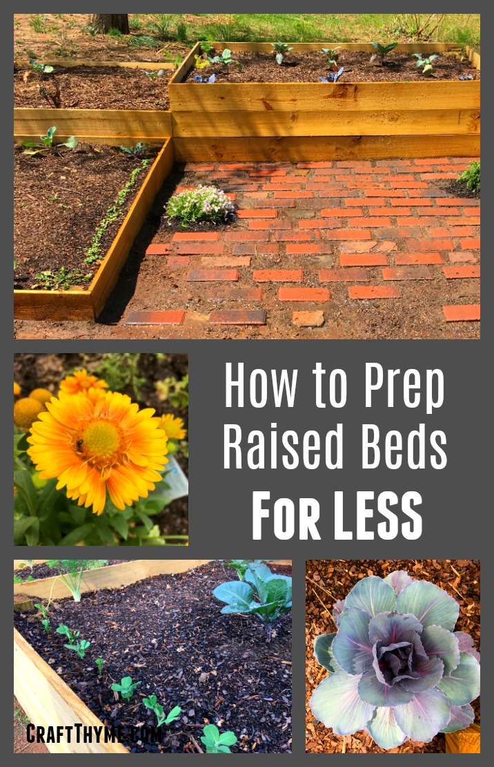 How to fill your raised beds with good soil, that maintains moisture, keeps out weeds, and doesn't cost a fortune.